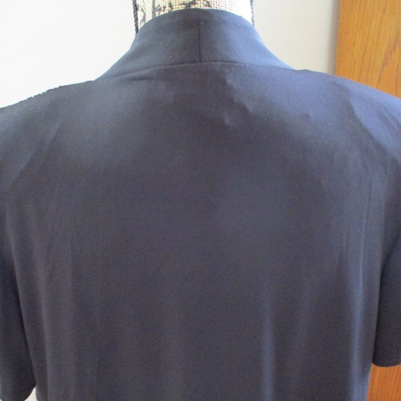 R & K Originals Woman Bolero Cropped Shrug Cardigan Short Sleeve, Black, Size 2X - Picture 7 of 10